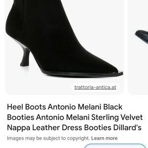 Antonio  Melanie sterling black booties